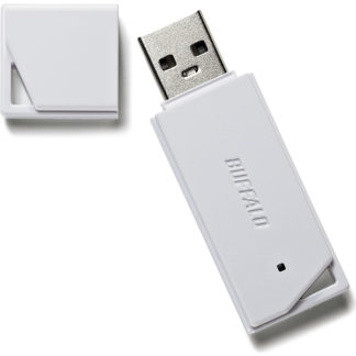 RUF2-KR16GA-WH<BR>USB2.0 どっちもUSBメモリー 16GB ホワイト<BR>㈱バッファロー