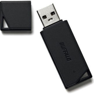 RUF2-KR32GA-BK<BR>USB2.0 どっちもUSBメモリー 32GB ブラック<BR>㈱バッファロー