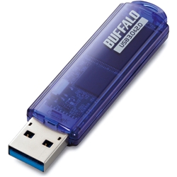 RUF3-C32GA-BL<BR>USB3.0対応 USBメモリー スタンダードモデル 32GB ブルー<BR>㈱バッファロー