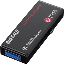 RUF3-HS4GTV3<BR>暗号化機能 管理ツール USB3.0 セキュリティーUSBメモリー ウイルスチェック 3年 4GB<BR>㈱バッファロー