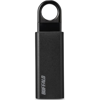 RUF3-KS64GA-BK<BR>オートリターン機構搭載 ノックスライド USB3.1（Gen1）/USB3.0対応 USBメモリー 64GB ブラック<BR>㈱バッファロー