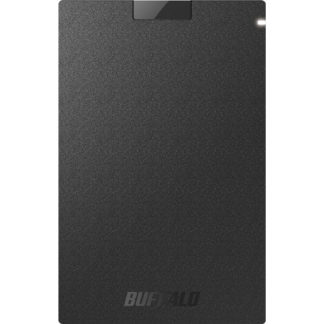 SSD-PG1.0U3-BC<BR>USB3.2(Gen1) ポータブルSSD Type-A 1.0TB ブラック<BR>㈱バッファロー