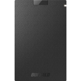 SSD-PGVB1.0U3-B<BR>抗ウイルス・抗菌ポータブルSSD USB3.2(Gen1) Type-A 1TB ブラック<BR>㈱バッファロー