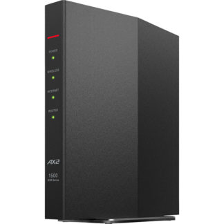 WSR-1500AX2S-BK<BR>無線LAN親機 11ax/ac/n/a/g/b 1201+300Mbps ブラック<BR>㈱バッファロー