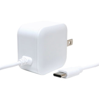IAC-20S1/WH<BR>薄型USB Type-C充電用ACアダプタ ケーブル一体型 2.4A出力対応 2m ホワイト<BR>㈱ミヨシ