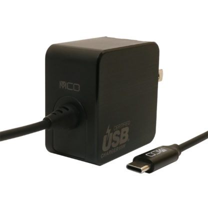 IPA-GC15AN/BKUSB PD対応 GaN USB-ACアダプタ ケーブル一体型 65W 1.5m ブラック㈱ミヨシ