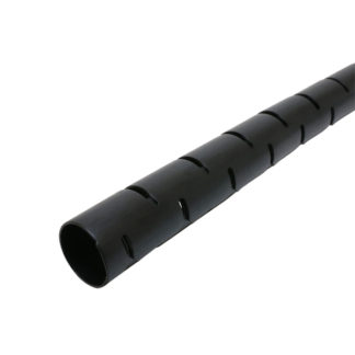 TVA-SP02/BK<BR>ケーブルチューブ 工具付 5m ブラック<BR>㈱ミヨシ