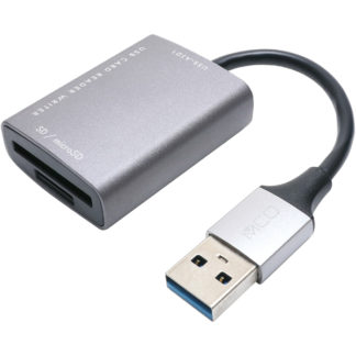 USR-ASD1/DS<BR>SDカードリーダ ライタ USB3.2 Gen1 USB-A シルバー<BR>㈱ミヨシ