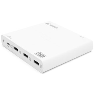 AM-PDC9A3<BR>USB-C PD87W対応 マルチポートUSB充電器 （USB-Cx1・PD87W MAX USB-Ax3）<BR>㈱アーキサイト（ＭＯＢＯ）