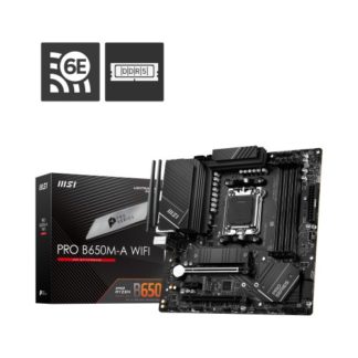 PRO B650M-A WIFI<BR>AMD B650 M-ATXマザーボード / AMD Ryzen7000番台 Socket AM5対応 / DDR5 4800対応<BR>エムエスアイコンピュータージャパン