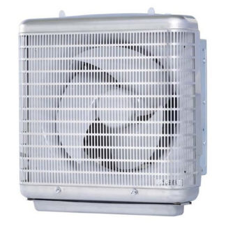 EFC-25MSB2<BR>業務用有圧換気扇 厨房用・電動シャッター付 羽根径25cm 排気専用 単相100V 厨房 調理室 給食室（メッシュタイプ）<BR>三菱電機㈱（ＦＡ）