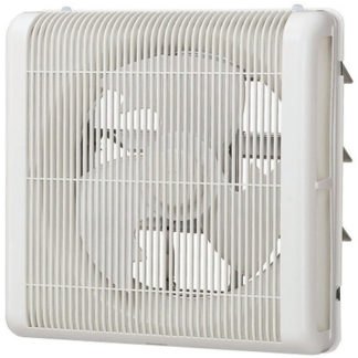 EFG-40KSB2-W<BR>業務用有圧換気扇 電動シャッター付 羽根径40cm 排気専用 単相100V 学校 飲食店 各種店舗（ホワイト）（格子タイプ）<BR>三菱電機㈱（ＦＡ）