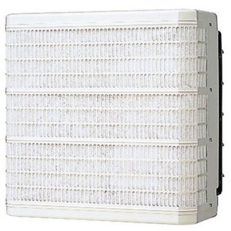 EGG-60MFSTB2<BR>業務用有圧換気扇 電動シャッター付 羽根径60cm 給気専用 三相200V 体育館 大型店舗（メッシュタイプ）<BR>三菱電機㈱（ＦＡ）