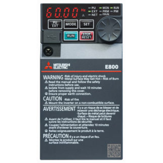 FR-E820-3.7K-1<BR>三菱 最小・高性能インバータ FREQROL-E800シリーズ 三相200V入力 適用モータ容量3.7kw(ND)<BR>三菱電機㈱（ＦＡ）