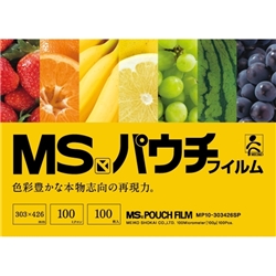 MPF10-303426SP<BR>MSパウチSPフィルム A3サイズ 100枚入り<BR>㈱明光商会