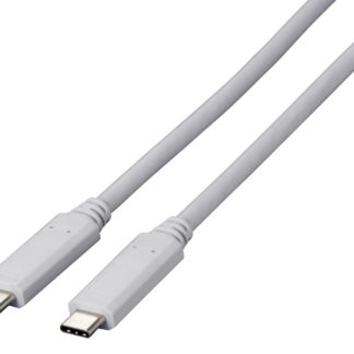 CC100-WT<BR>USB Type-C モニターケーブル（1m） ホワイト<BR>ＥＩＺＯ㈱