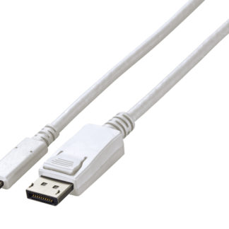 CP200-WT<BR>USB Type-C - DisplayPort 変換ケーブル (2m) ホワイト<BR>ＥＩＺＯ㈱