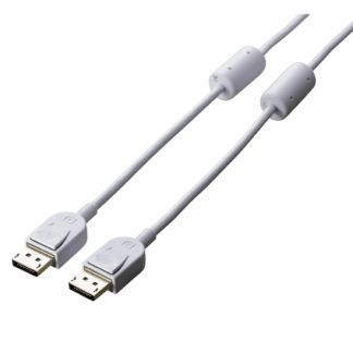 PP100-WT<BR>DisplayPortモニターケーブル（1m） ホワイト<BR>ＥＩＺＯ㈱