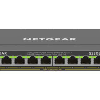 GS308EP-100JPS<BR>SOHO/家庭向けPoE+対応 (62W) ギガビット8ポートアンマネージプラススイッチ<BR>ＮＥＴＧＥＡＲ　Ｉｎｃ．