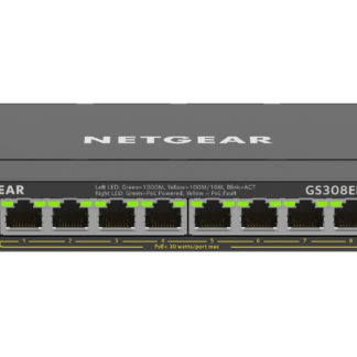 GS308EPP-100JPS<BR>SOHO/家庭向けPoE+対応 (123W) ギガビット8ポートアンマネージプラススイッチ<BR>ＮＥＴＧＥＡＲ　Ｉｎｃ．