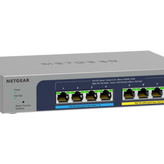 MS108EUP-100JPS<BR>Ultra60 PoE++対応 (230W) 1G/2.5Gマルチギガ8ポートアンマネージプラススイッチ<BR>ＮＥＴＧＥＡＲ　Ｉｎｃ．