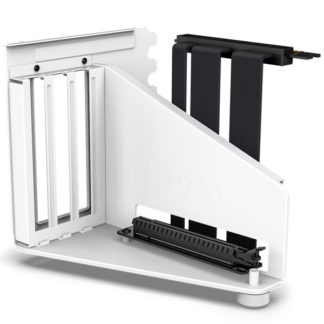AB-RH175-W1<BR>垂直型GPUホルダー＆ライザーケーブル(PCIE4.0 x 16) ホワイト<BR>ＮＺＸＴ