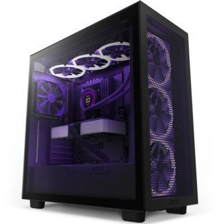 CM-H71FB-01<BR>H7 Flow ミドルタワーケース Black<BR>ＮＺＸＴ