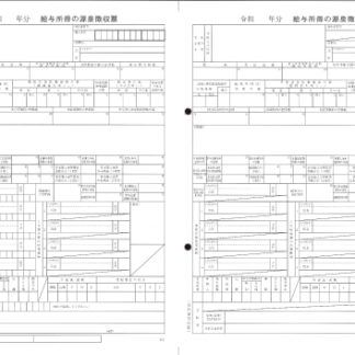 09-SP6109-G20<BR>単票源泉徴収票（給与支払報告書なしタイプ）<BR>オービックビジネスコンサルタント