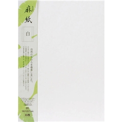 206030409<BR>麻紙 白 B5 30枚入<BR>㈱大直