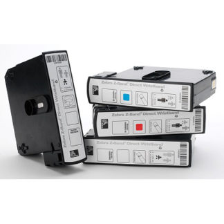 10006995-5K<BR>リストバンドカートリッジ：標準タイプ（粘着式 成人用25mm幅、279mm長、200枚、ピンク、6カートリッジ入り）-499000010308<BR>オカベマーキングシステム㈱