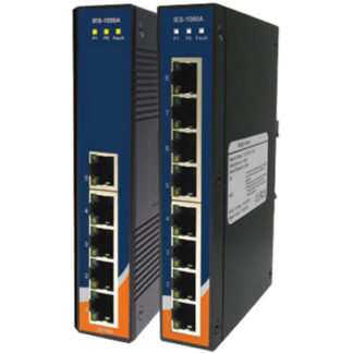 IES-1080A<BR>産業用イーサネットスイッチ 8ポート 非管理型 DINレール対応 DC入力<BR>ＯＲｉｎｇＩｎｄｕｓｔｒｉａｌＮｔｗｋ