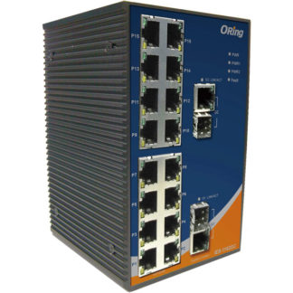 IES-1162GC<BR>産業用ギガビットコンボSFPソケット付ファストイーサネットスイッチ 非管理型<BR>ＯＲｉｎｇＩｎｄｕｓｔｒｉａｌＮｔｗｋ