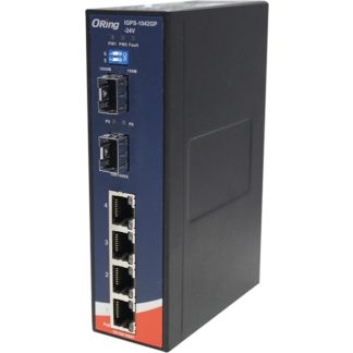 IGPS-1042GP-24V<BR>産業用ギガビットPoEイーサネットスイッチ 24V入力対応 ギガLAN×4＋SFP×2ポート<BR>ＯＲｉｎｇＩｎｄｕｓｔｒｉａｌＮｔｗｋ