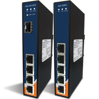 IGS-1050A<BR>産業用ギガビットイーサネットスイッチ 5ポート 非管理型 DINレール対応 DC入力<BR>ＯＲｉｎｇＩｎｄｕｓｔｒｉａｌＮｔｗｋ