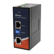 INJ-101GT++-60W-24V<BR>1ポート産業用ハイパワーギガビットPoE++ インジェクタ DC9～57V入力対応<BR>ＯＲｉｎｇＩｎｄｕｓｔｒｉａｌＮｔｗｋ