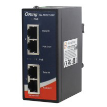 INJ-102GT++<BR>産業用ハイパワープラスギガビットPoE++インジェクタ 2ポート<BR>ＯＲｉｎｇＩｎｄｕｓｔｒｉａｌＮｔｗｋ