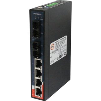 IPS-1042FA-MM-SC<BR>産業用メディアコンバータ付PoEイーサネットスイッチ マルチモード PoE 100FX<BR>ＯＲｉｎｇＩｎｄｕｓｔｒｉａｌＮｔｗｋ