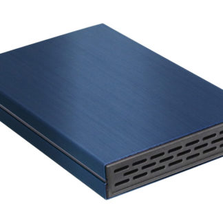 OWL-ESL25U32C-NV2<BR>放熱性に優れたアルミボディ採用 USB3.2 Gen2対応 USB Type-C接続 2.5インチHDD/SSDケース 黒角 ネイビー 製品サイズ約79(W)×124(D)×17(H)mm<BR>㈱オウルテック
