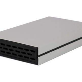 OWL-ESL35U31-SI2<BR>放熱性に優れたアルミボディ採用 USB3.2 Gen1対応 USB Type-A接続 3.5インチHDDケース 黒角 シルバー 製品サイズ約110(W)×200(D)×32(H)mm<BR>㈱オウルテック