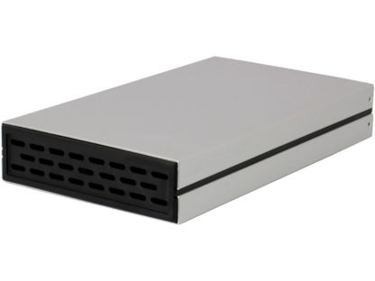 OWL-ESL35U31-SI2放熱性に優れたアルミボディ採用 USB3.2 Gen1対応 USB Type-A接続 3.5インチHDDケース 黒角 シルバー 製品サイズ約110(W)×200(D)×32(H)mm㈱オウルテック