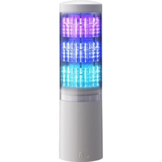 LA6-3DTNWN-RYG積層情報表示灯 レボライト LA6型 3段/オフホワイト/点灯㈱パトライト