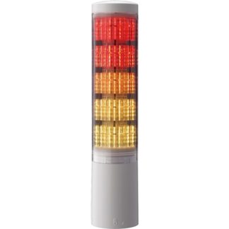 LA6-5DTNWN-RYGBC積層情報表示灯 レボライト LA6型 5段/オフホワイト/点灯㈱パトライト
