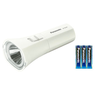 BF-BG44K-W<BR>乾電池エボルタNEO付き LED懐中電灯 （ホワイト）<BR>パナソニック㈱（家電）