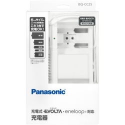 BQ-CC25<BR>単1～4形 6P形 充電式電池専用充電器<BR>パナソニック㈱（家電）