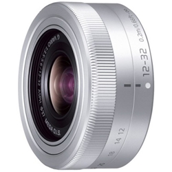 H-FS12032-S<BR>デジタル一眼カメラ用交換レンズ LUMIX G VARIO 12-32mm/F3.5-5.6 ASPH./MEGA O.I.S. （シルバー）<BR>パナソニック㈱（家電）