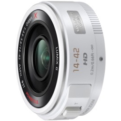 H-PS14042-Wデジタル一眼カメラ用交換レンズ LUMIX G X VARIO PZ 14-42mm/F3.5-5.6 ASPH./POWER O.I.S. （ホワイト）パナソニック㈱（家電）