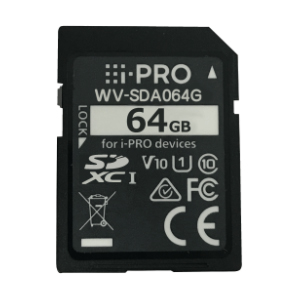 WV-SDA064G<BR>i-PRO機器専用SDXCメモリーカード（64GB）<BR>パナソニック㈱