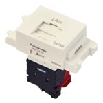 WZ7519<BR>情報モジュラジャック（組立、CAT6A）（埋込型）<BR>パナソニック㈱（家電）