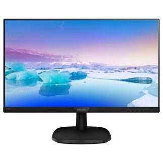 243V7QJAB/11液晶ディスプレイ 23.8型/1920×1080/HDMI、D-Sub、DisplayPort/ブラック/スピーカー：あり/5年保証ＰＨＩＬＩＰＳ（ディスプレイ）