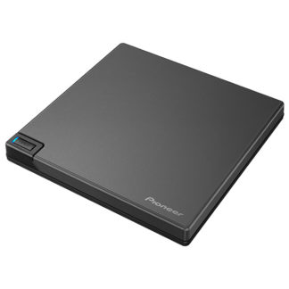 BDR-XD08BK<BR>Mac＆Windows11対応BDXL対応 USB3.0接続 外付型ポータブルBD/DVD/CDライター ブラック<BR>パイオニア㈱